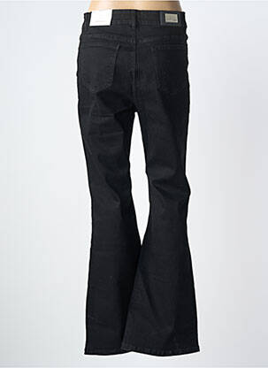 Jean coupe flare taille normale taille normale noir MAT. femme