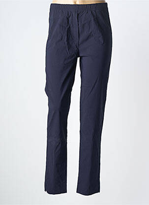 Pantalon slim taille élastique taille normale bleu OLIVER JUNG femme