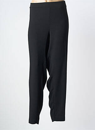 Pantalon slim taille élastique taille normale noir MAT. femme