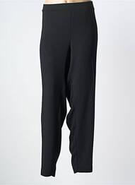 Pantalon slim taille élastique taille normale noir MAT. femme