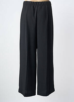 Pantalon droit taille élastique taille normale noir MAT. femme