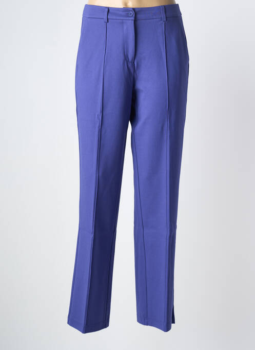 Pantalon slim tissage popeline taille normale violet ZILCH femme
