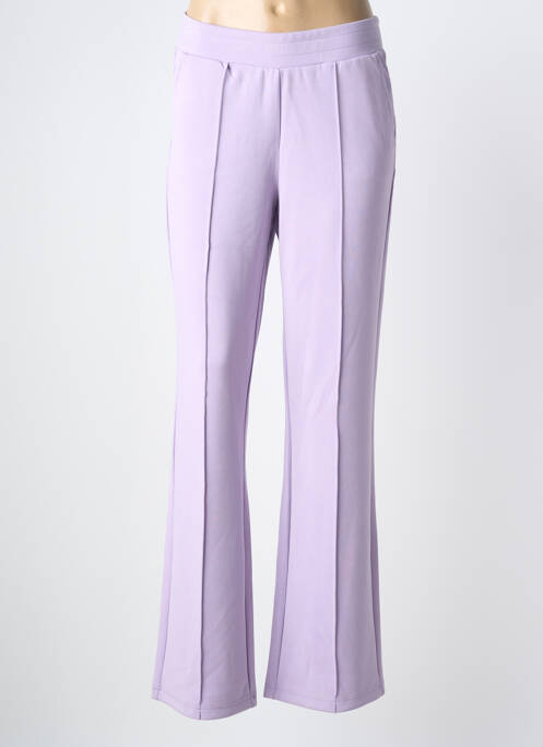Pantalon droit stretch taille normale violet ESQUALO femme