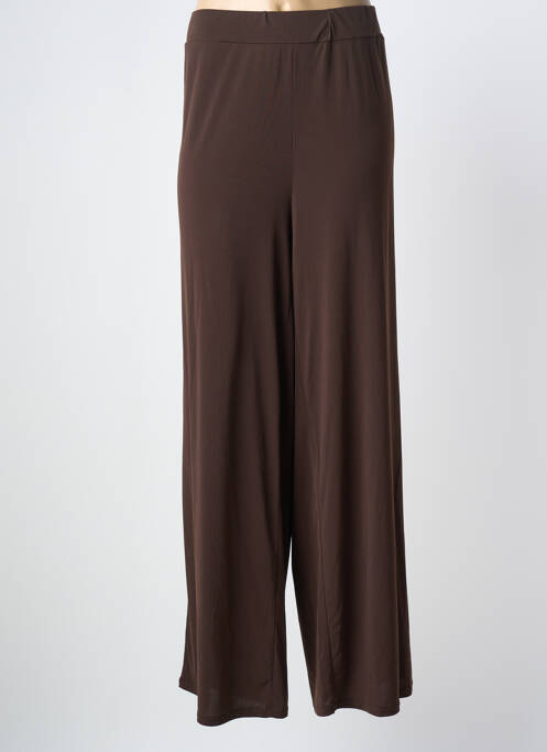 Pantalon droit stretch taille normale marron AN II VITO femme