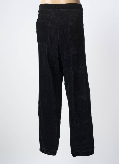 Pantalon droit stretch taille normale noir YESTA femme