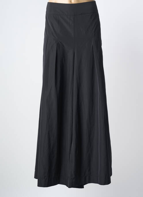 Pantalon large coupe fluide taille normale noir MAT. femme