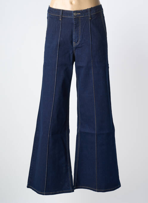 Jeans coupe large taille normale taille normale bleu MAT. femme