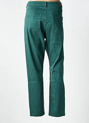 Jeans coupe slim stretch taille normale vert YESTA femme