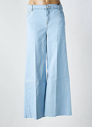 Jean coupe flare stretch taille normale bleu MAT. femme