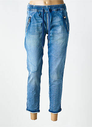Pantalon chino taille normale taille normale bleu CARLA GIANNINI femme