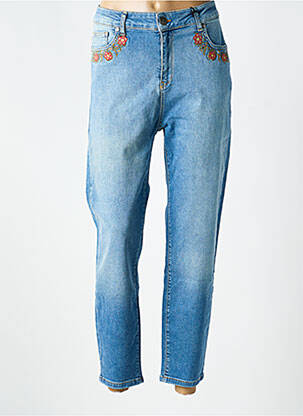 Jeans coupe slim stretch taille normale bleu MAT. femme