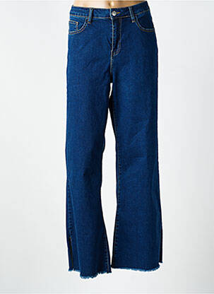 Jean coupe flare taille normale taille normale bleu MAT. femme