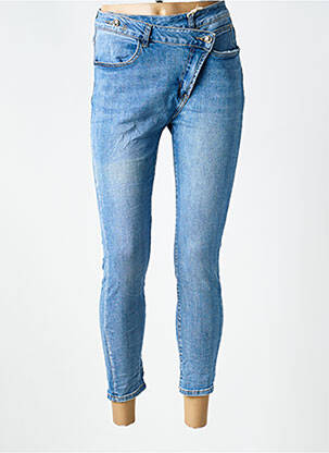 Jeans coupe slim stretch taille normale bleu MELLY & CO femme