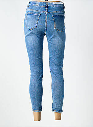 Jeans coupe slim stretch taille normale bleu MELLY & CO femme