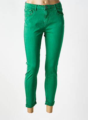 Jeans skinny taille normale taille normale vert DENIM femme