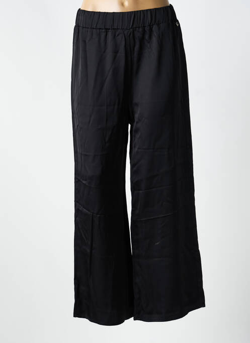 Pantalon large coupe fluide taille normale noir MÊME ROAD femme