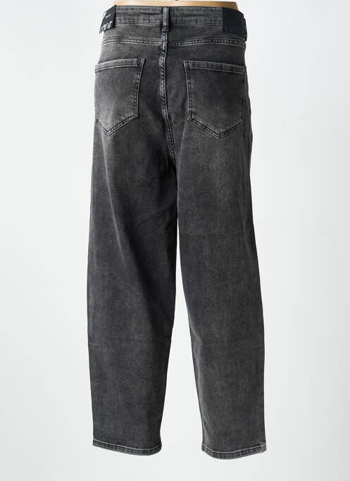Jean coupe mom stretch taille haute noir MAT. femme