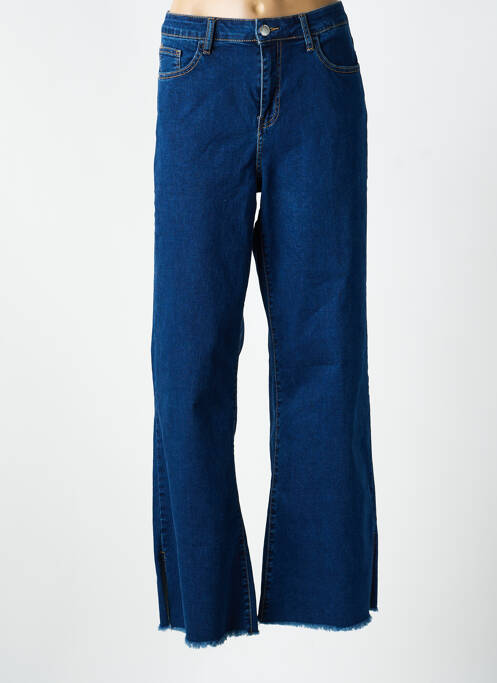 Jean coupe flare taille normale taille normale bleu MAT. femme