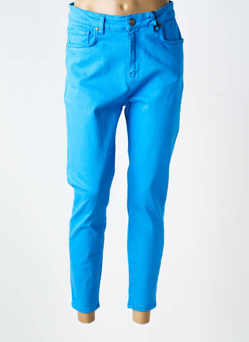 Jeans coupe slim stretch taille normale bleu MAT. femme
