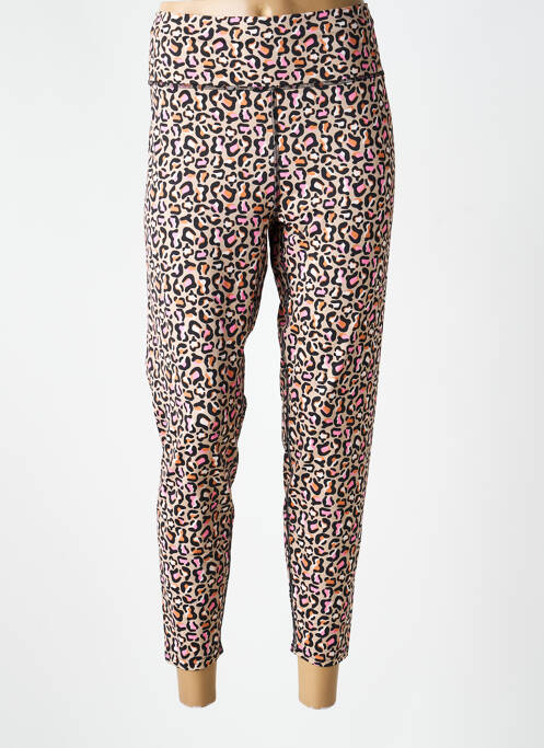 Legging effet matière satinée taille normale beige BLUTSGESCHWISTER femme
