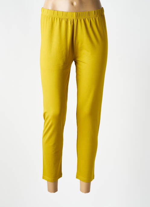Legging tissage jersey taille normale vert MASAI femme