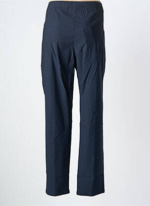 Pantalon droit stretch taille normale bleu SOPHIA CURVY femme