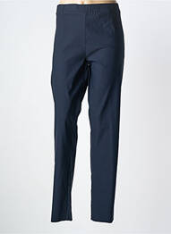 Pantalon slim taille élastique taille normale bleu SOPHIA CURVY femme
