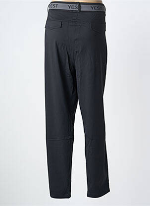 Pantalon slim taille élastique taille normale noir YEST femme