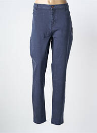 Pantalon slim stretch taille normale bleu YEST femme