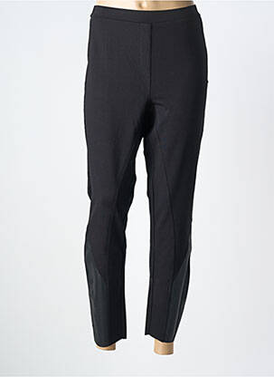 Pantalon 7/8 stretch taille normale noir YESTA femme