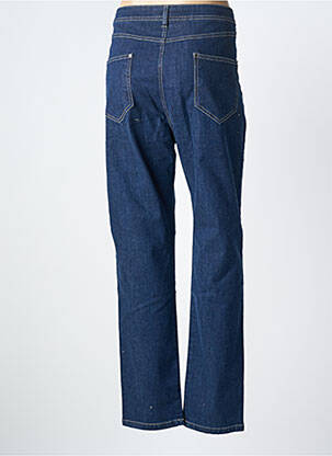 Jeans coupe droite taille haute taille haute bleu AN II VITO femme
