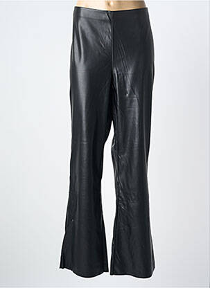 Pantalon flare taille normale taille normale noir YESTA femme