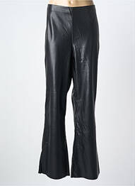 Pantalon flare taille normale taille normale noir YESTA femme