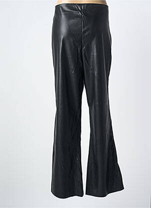 Pantalon flare taille normale taille normale noir YESTA femme