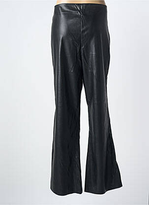Pantalon flare taille normale taille normale noir YESTA femme