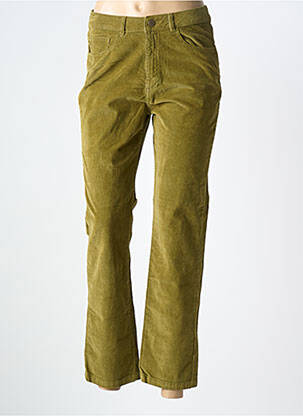 Pantalon 7/8 stretch taille normale vert NICE THINGS femme