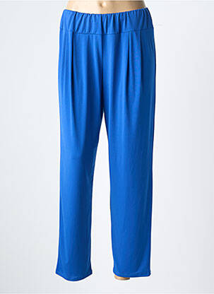 Pantalon droit stretch taille normale bleu AN II VITO femme