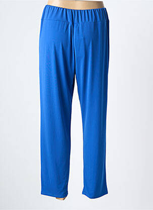 Pantalon droit stretch taille normale bleu AN II VITO femme