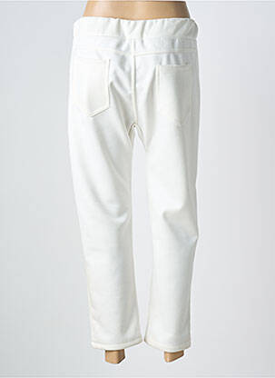 Pantalon 7/8 stretch taille normale blanc APRIL VINTAGE femme