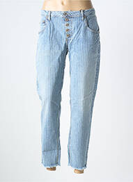 Jeans coupe droite stretch taille normale bleu PLEASE femme