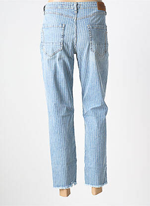 Jeans coupe droite stretch taille normale bleu PLEASE femme