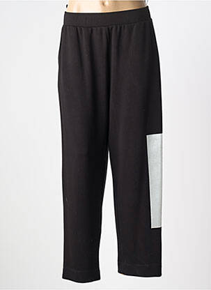 Pantalon large tissage popeline taille normale noir MAT FASHION femme