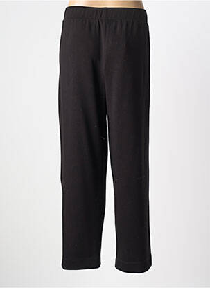 Pantalon large tissage popeline taille normale noir MAT FASHION femme