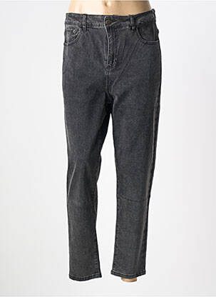 Jeans coupe slim stretch taille normale gris MAT. femme
