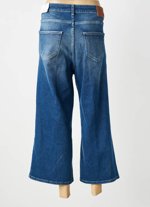 Jeans coupe large stretch taille normale bleu MAT. femme