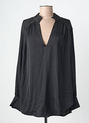 Blouse manches longues manches longues noir MAT. femme