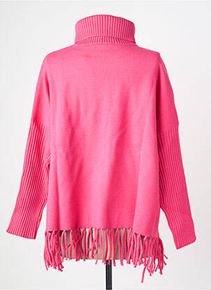 Pull coupe cintrée manches longues rose ESQUALO femme