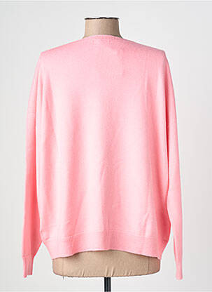 Pull col v manches longues rose CIVICO 1 femme