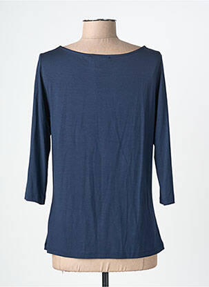T-shirt manches longues manches longues bleu CRAZY WOOL femme