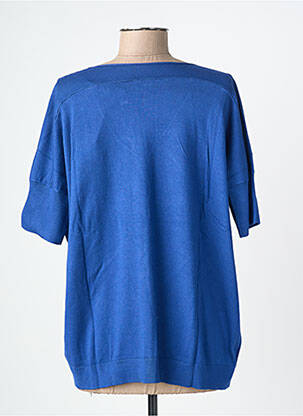 T-shirt stretch manches courtes bleu ZILCH femme